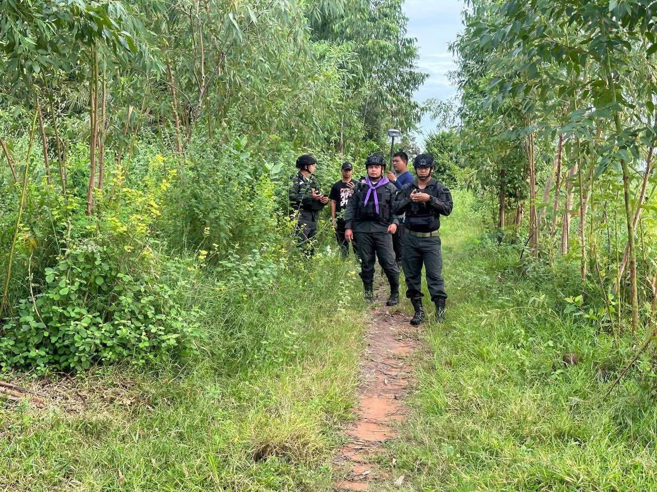 Thai soldiers blocked from entering Cambodian territory near border markers 46 and 47