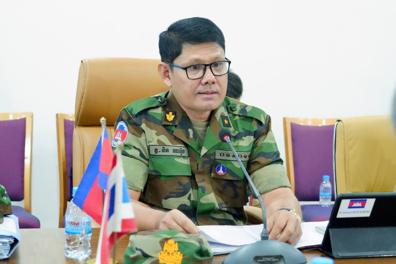 Brigadier General Nith Narong, Deputy Chief of Staff of the 4th Military Region and Head of the Cambodian RBC Secretariat