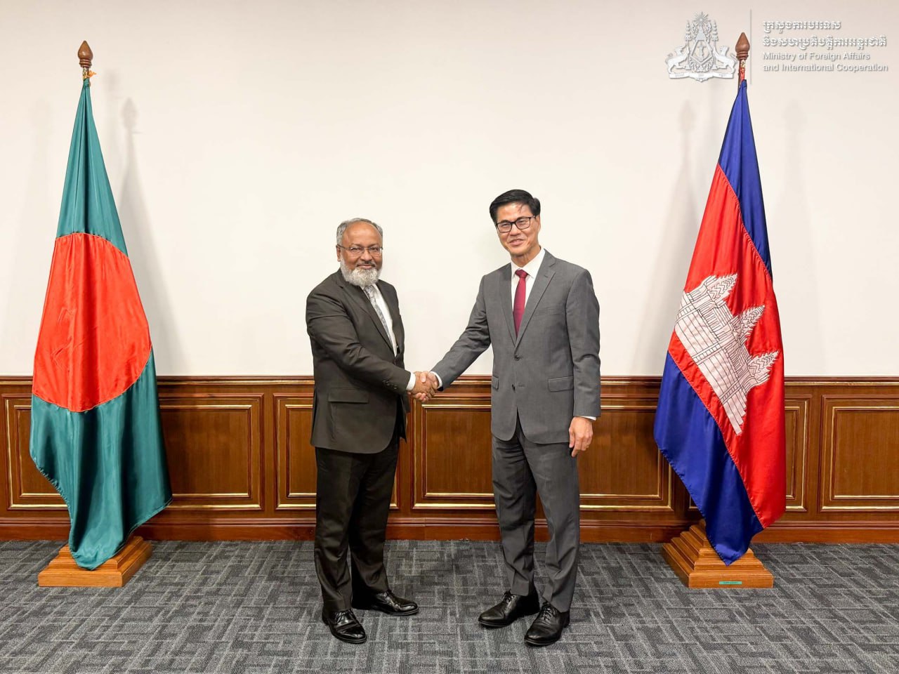 Cambodia and Bangladesh Agree to Deepen Cooperation in Trade, Security, and Socio-Cultural Sectors
