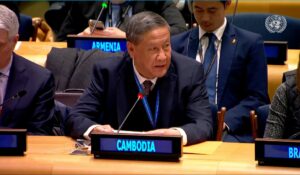 Cambodia Calls for Peaceful Dialogue at UN, Condemns Use of Military Force in Border Disputes