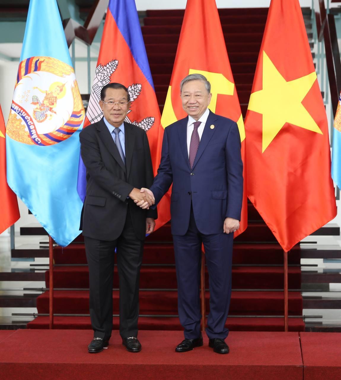 Cambodia, Vietnam Leaders Signal Continuity in Relations After To Lam Re-election