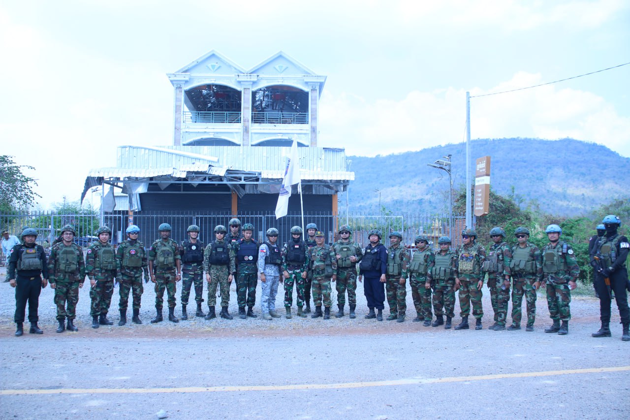 AOT Surveys Damaged Civilian Sites in Preah Vihear Province