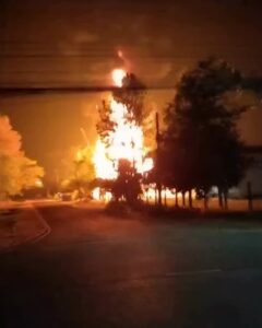 Thai Border Police Facility Hit by Major Fire