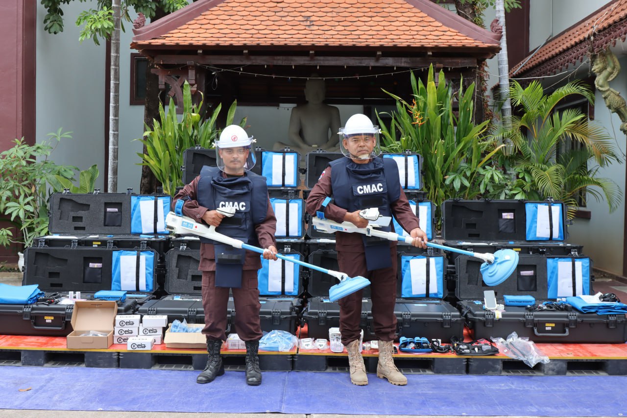Japan Donates $1.3 Million Mine Detection Systems to Cambodia