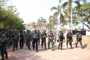 AOT Conducts Border Mission at O’Smach Checkpoint