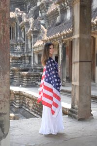 Miss Planet International Contestants Visit Angkor Wat in Cambodia