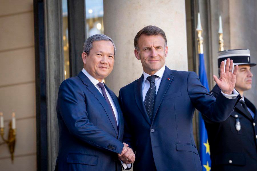 Macron Praises Cambodia Ties in Rare Khmer-Language Message