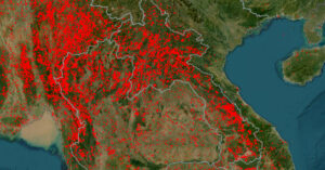 Laos Records 16,000 Fire Hotspots as Air Pollution Soars