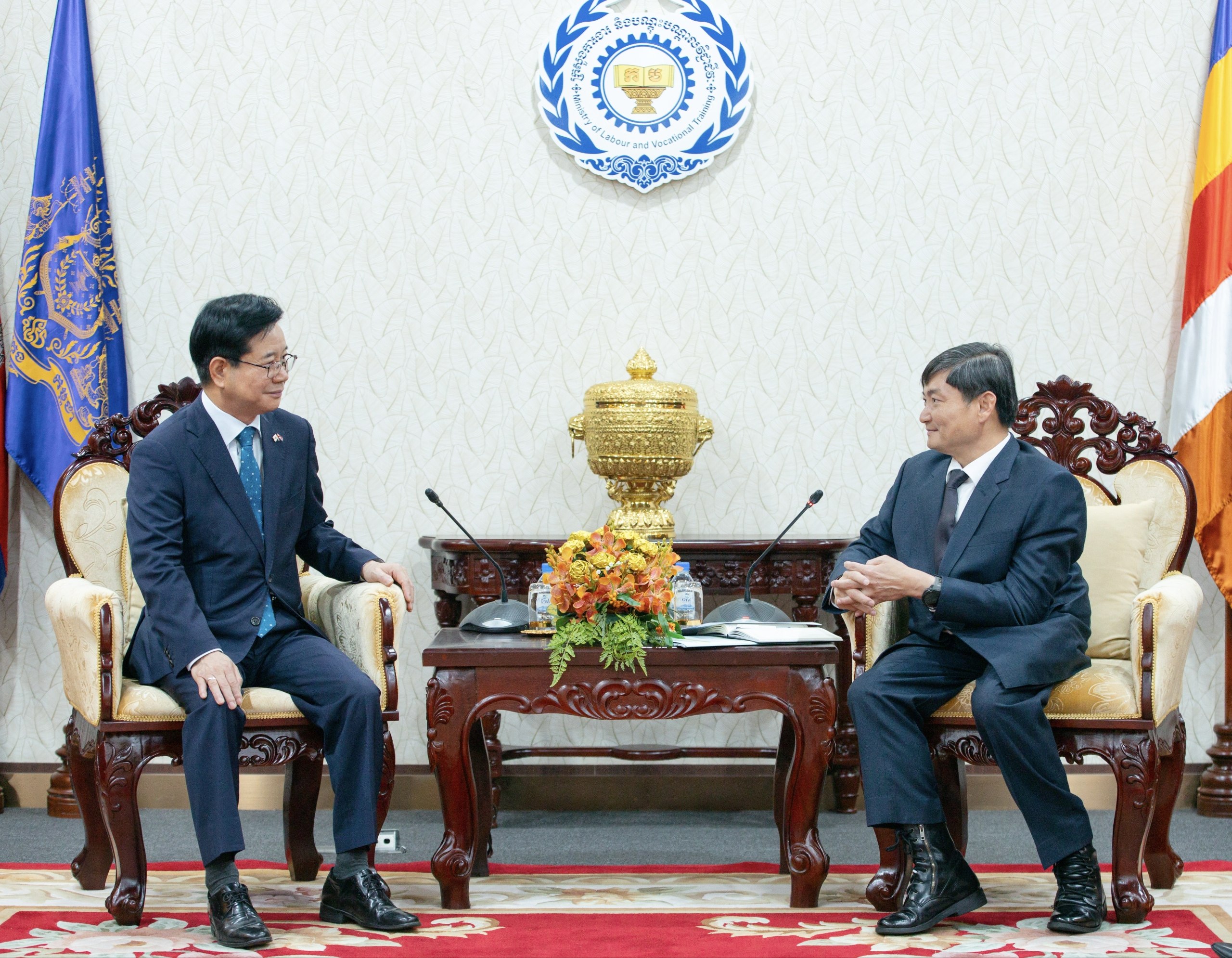 Cambodia, South Korea Seek Stronger Ties in Jobs and Skills Development