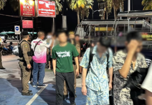 36 Chinese Nationals Detained in Pattaya Drug Party Raid