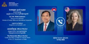Prak Sokhonn Holds Talks With Senior US Diplomat on Thailand Border Issue