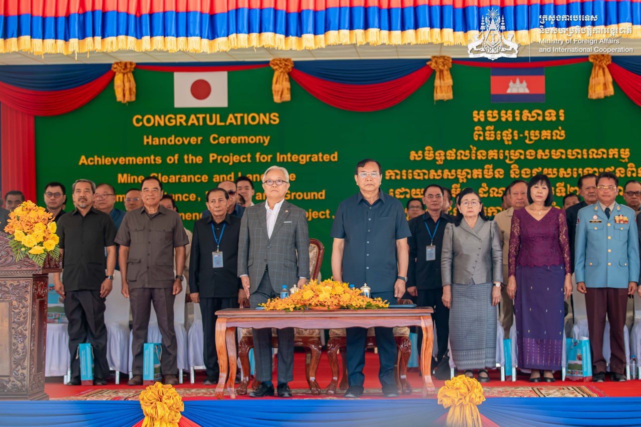 Cambodia Begins New Japanese-Funded Demining Project Worth Over $11 Million