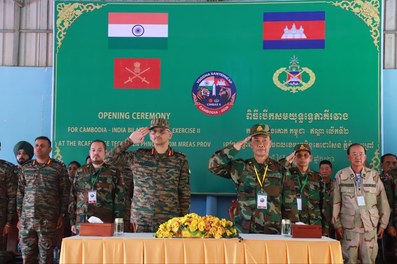 Cambodia Hosts Second Joint Army Exercise With India