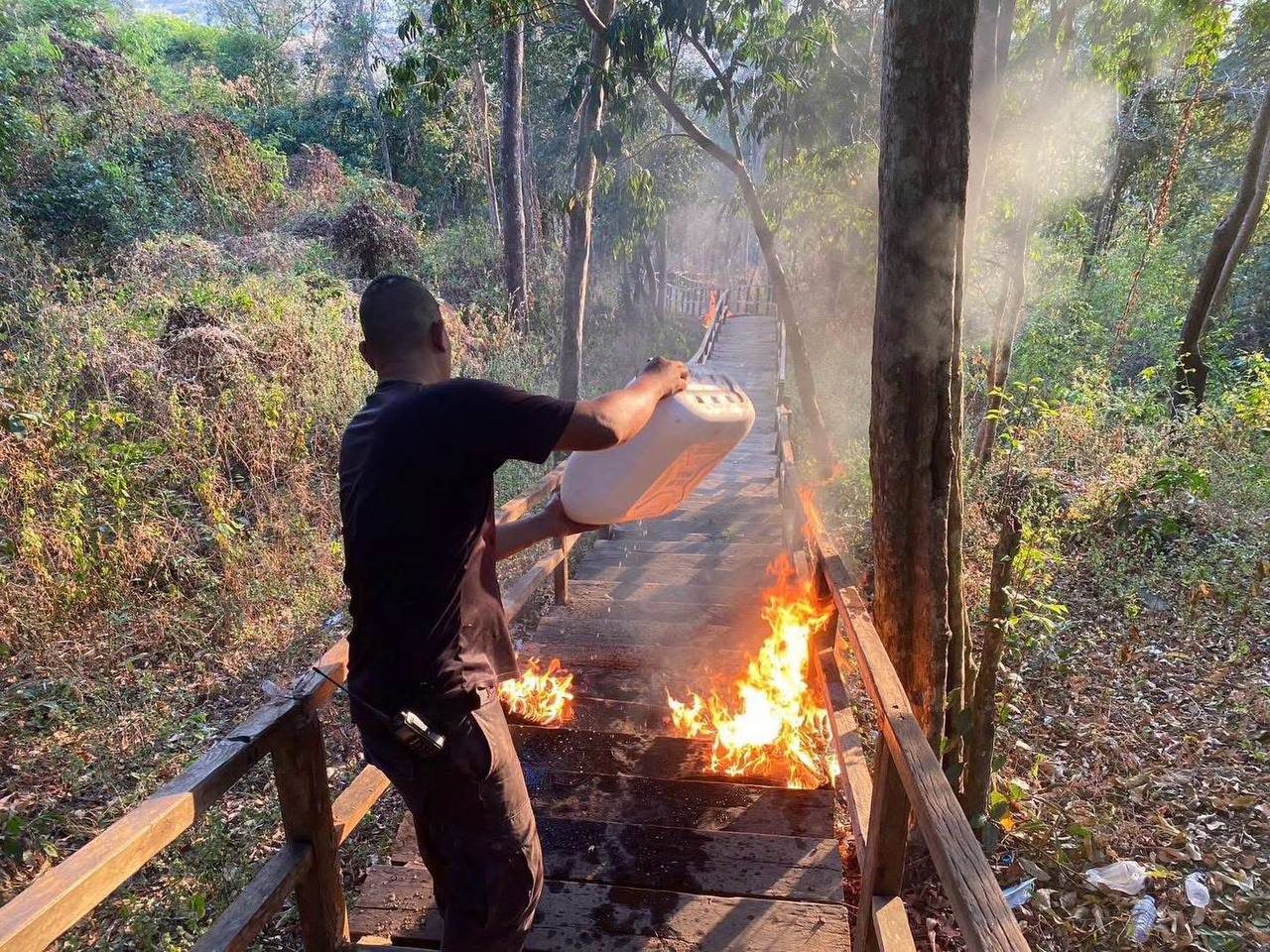 BREAKING: Cambodia Lodges Strong Protest Over K’nar Temple Stairway Destruction