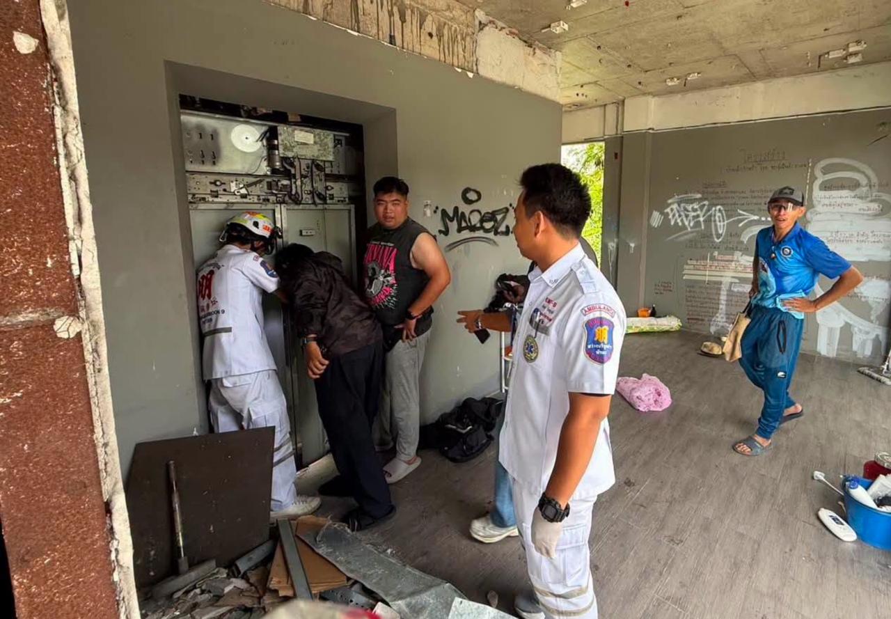 500kg Lift Crushes Lao Man to Death in Pattaya