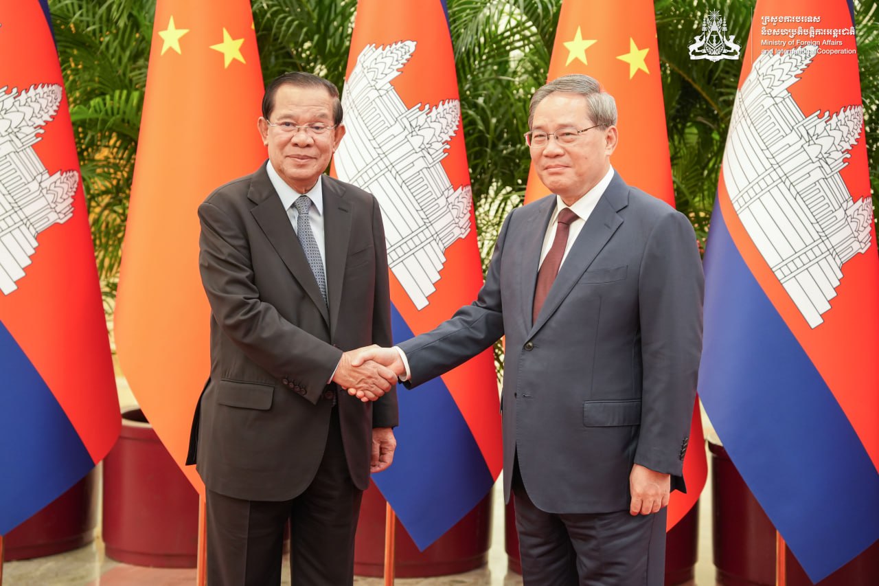 Chinese Premier Calls for Stronger Cambodia-China Cooperation