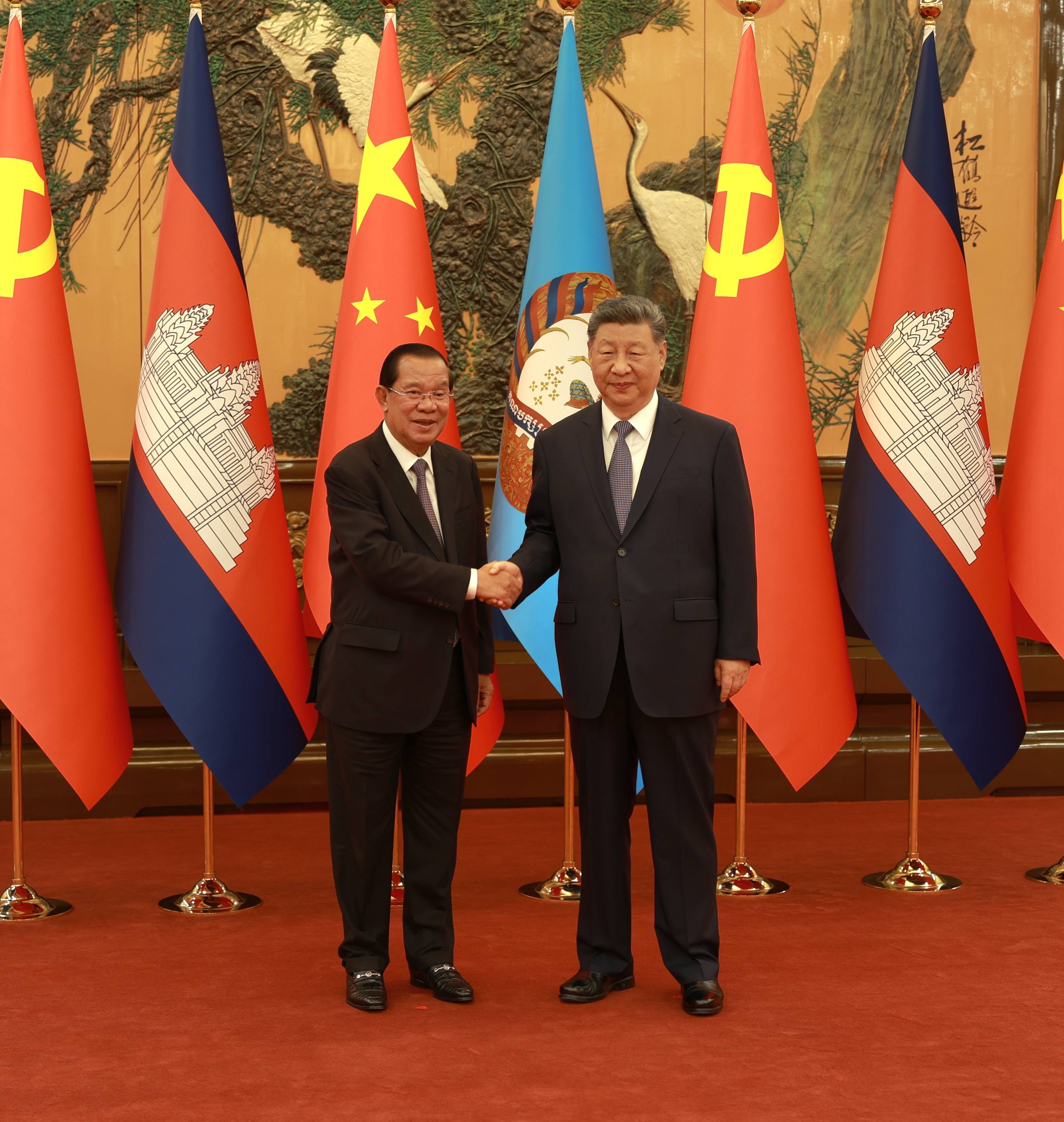 Hun Sen Hails China-Cambodia ‘Ironclad Friendship’ in Message to Xi Jinping