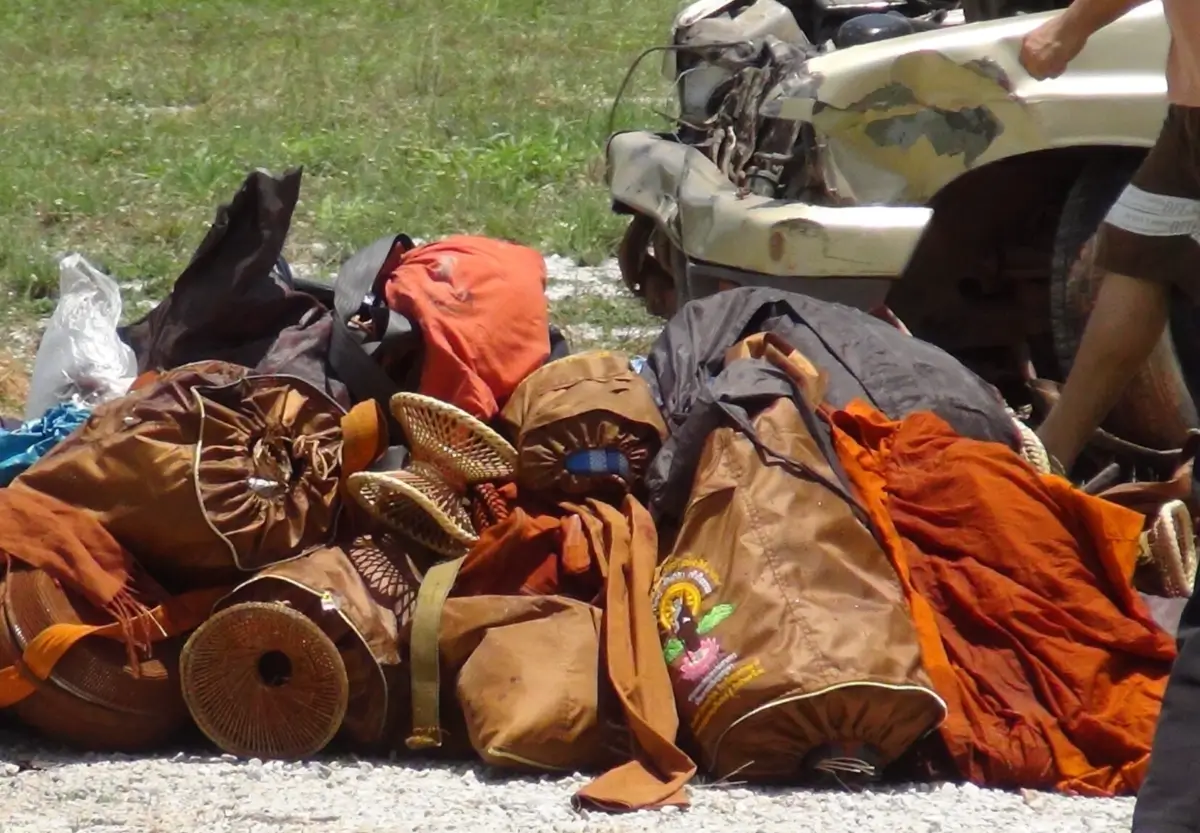 11-Year-Old Driving Stolen Pickup Kills Ten Monks in Thailand