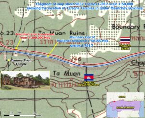 Thailand’s Own Military Map Confirms Tamone Thom Temple Lies in Cambodia