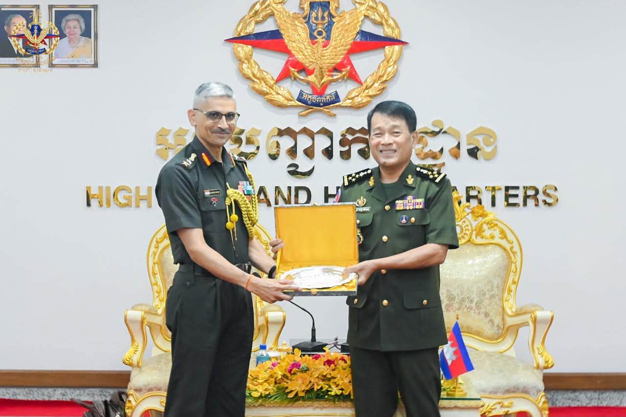 India to Expand Military Training Support for Cambodia