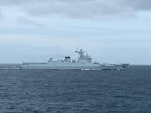 Cambodia’s New Frigate Koh Kong Sen Chey Conducts First Sea Training Exercise
