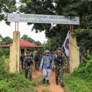 AOT Visits Cambodian Health Centre Allegedly Damaged by Thai Attacks
