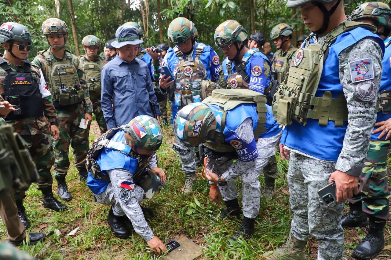 AOT Inspects Agreed Boundary Pillar No. 72 in Cambodia’s Koh Kong