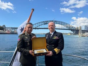 Tea Seiha Visits Australian Naval Base During Historic Defence Trip