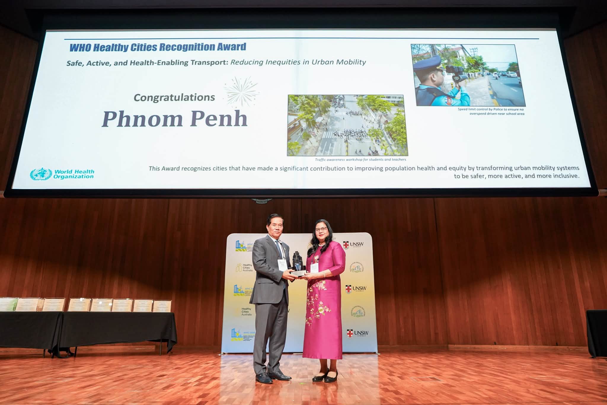 Phnom Penh Earns WHO Award After Major Road Safety Gains