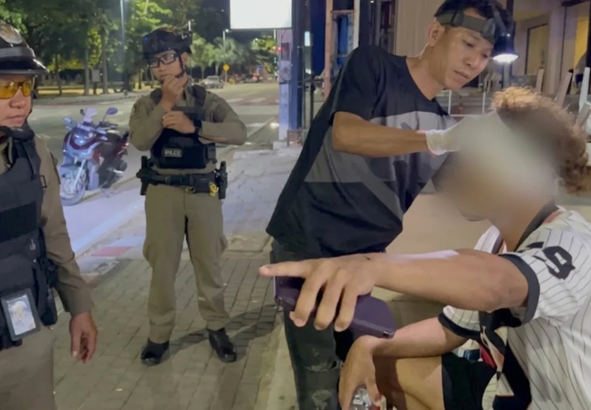 British Man Injured in Attempted Phone Robbery in Pattaya
