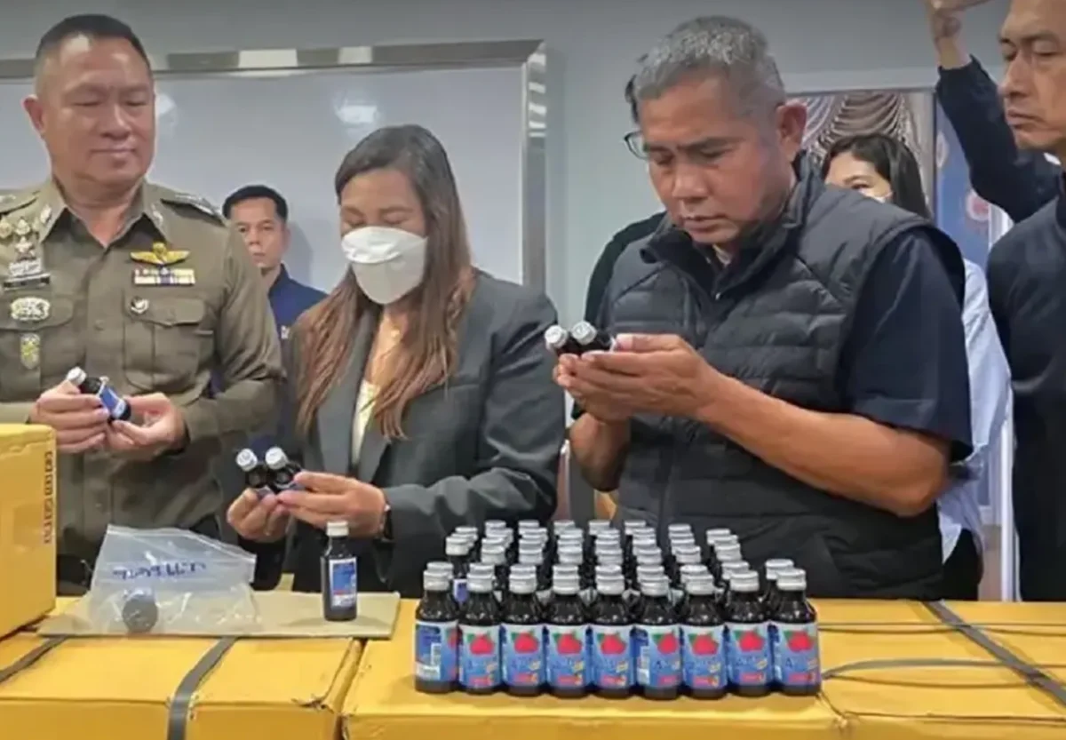 Thailand Busts Fake ALLERGIN Syrup Network, Seizes 51,790 Bottles