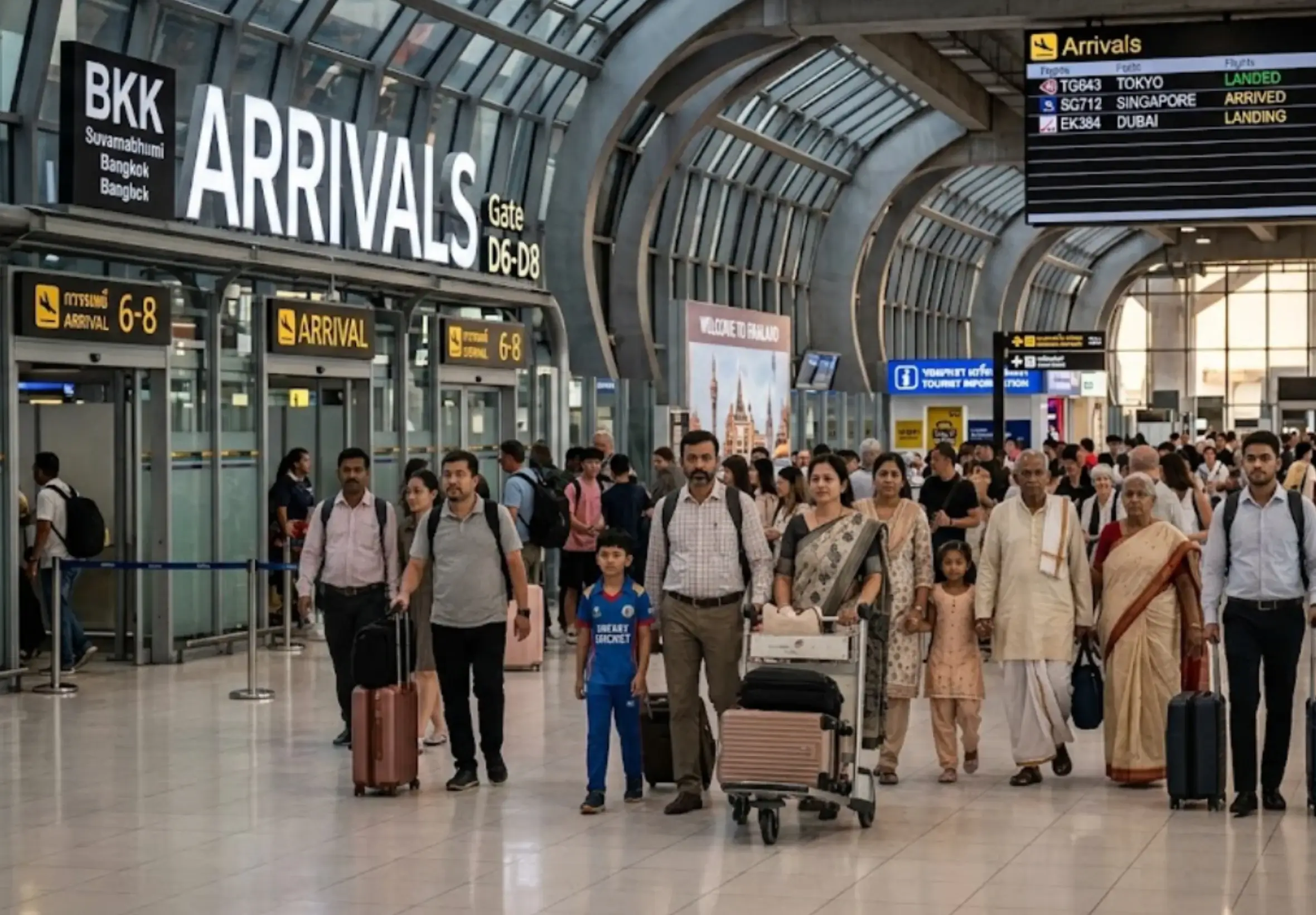 Indian Arrivals to Thailand Drop 11.6% as Visa Rules Shift