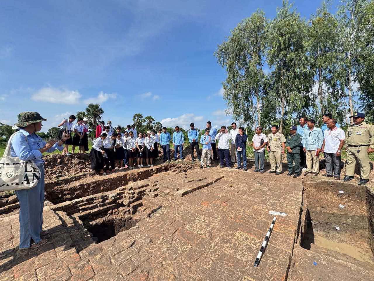 Archaeologists Uncover Pre-Angkorian Temple Foundations at Cambodia’s Ancient Funan Capital