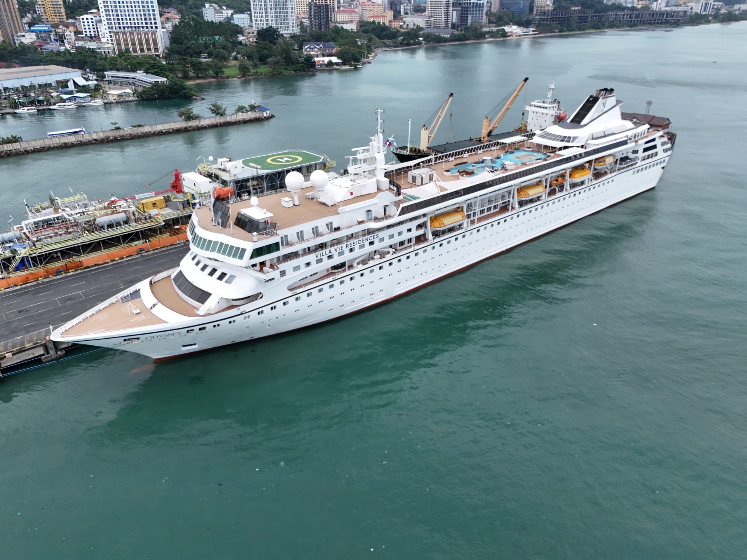 Villa Vie Odyssey Halts World Cruise in Cambodia After Fuel Costs Rise to US$8,000 per Cabin